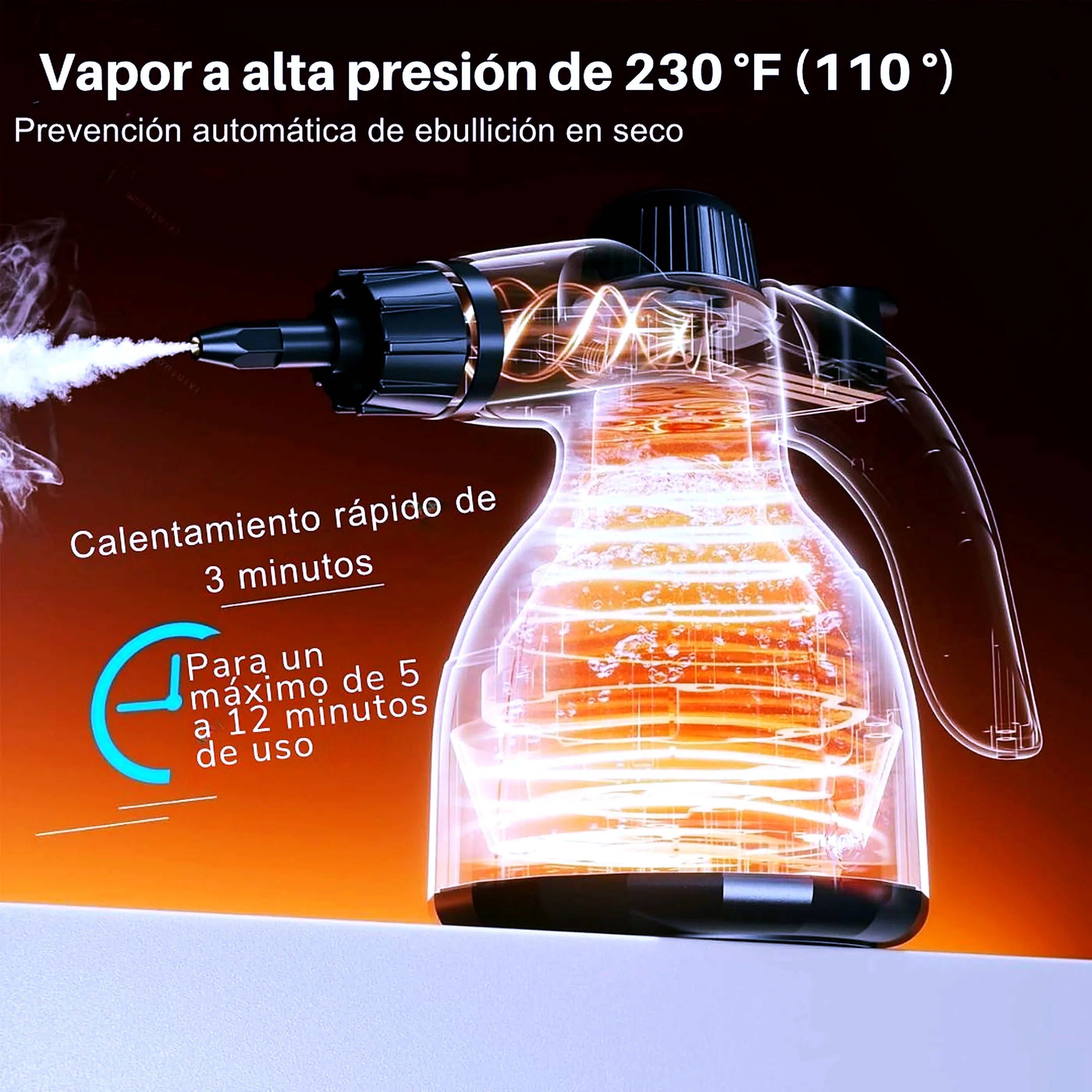 🚿 LIMPIADOR A VAPOR SIN QUÍMICOS