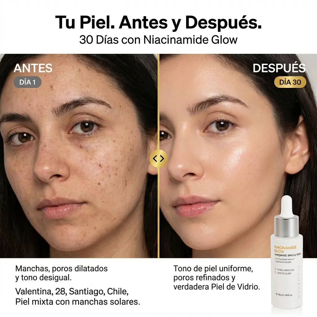 Sérum Coreano con Niacinamida – Piel de Cristal en 30 días